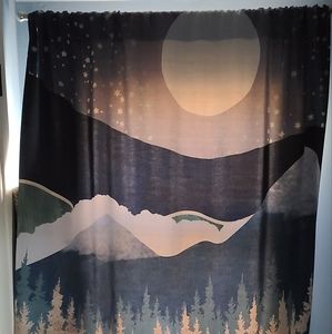 Society 6 curtains mountains